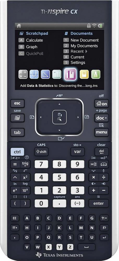 Š kolski kalkulator Texas Instruments TI-Nspire CX + programska oprema za učenike slika