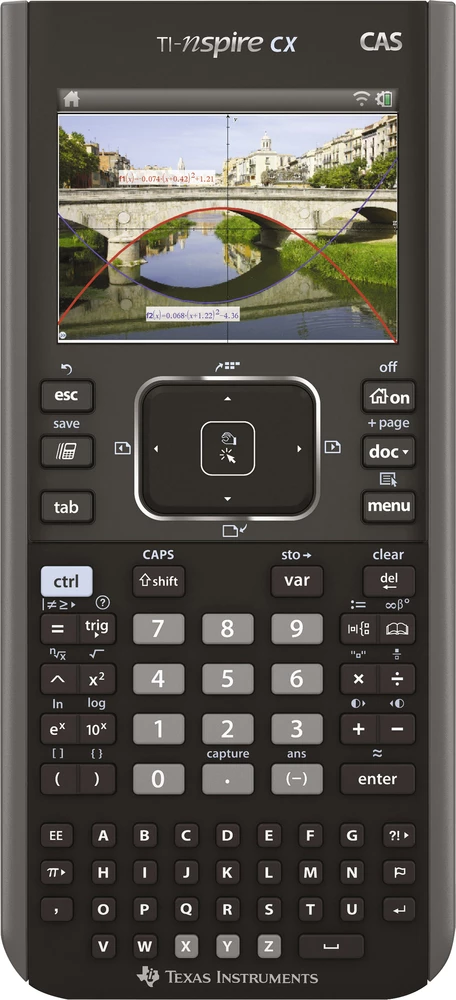 Grafički kalkulator Texas Instruments TI-Nspire CX CAS + programska oprema za učenike s licencom za jednog korisnika slika
