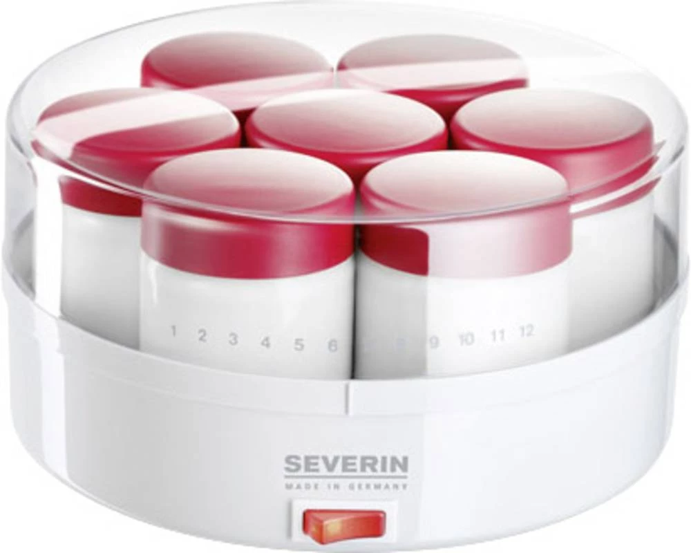 Aparat za pripremu jogurta JG 3519 Severin bijela-crvena slika