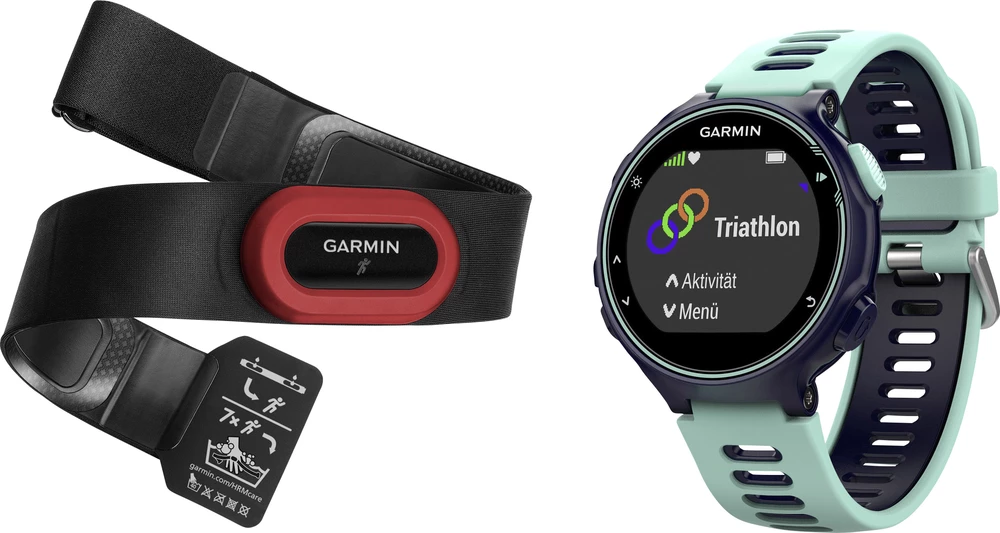 GPS sat za mjerenje pulsa bez prsnog pojasa Forerunner 735XT Garmin Bluetooth Frost, plava slika
