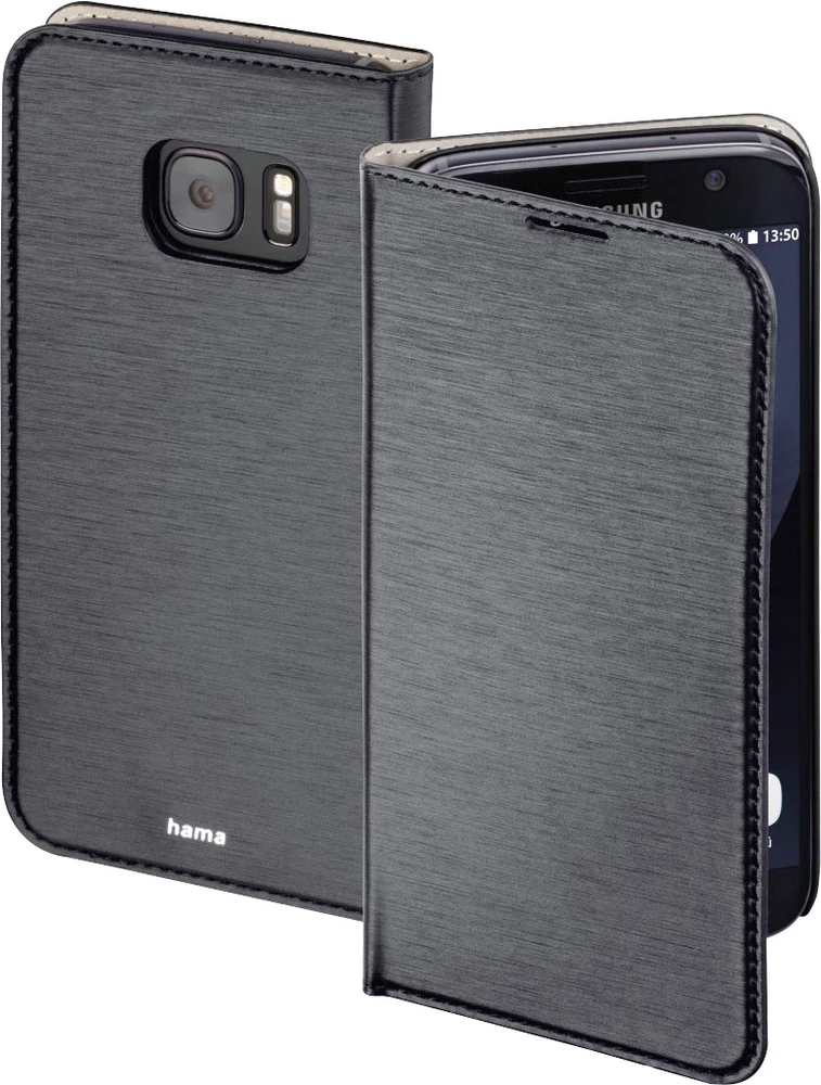 Preklopni etui za pametni telefon "Slim" Hama za: Samsung Galaxy S8 Dunkelsiva slika