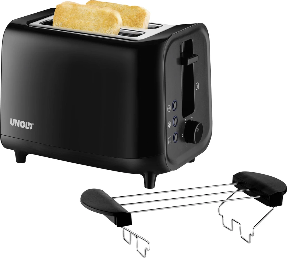 Toster Easy Unold s nastavkom za pecivo crna slika