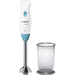 Š tapni mikser MSM2410DW Bosch Haushalt 400 W s posudom za miksanje bijela, svijetloplava