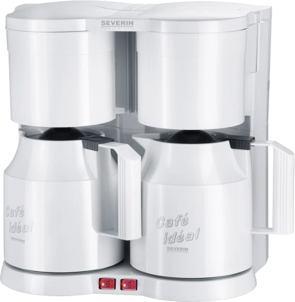 Dvostruki aparat za kavu KA 5827 Severin zapremina šalica=16 termo posuda crna slika