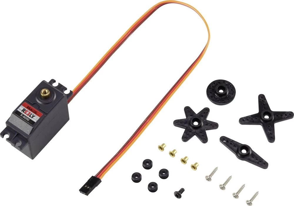 Reely Standardni-Servo S0090 MG Analogni-Servo pogon-materijal:metalni priključak: JR slika