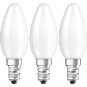 LED žarulja E14 oblik svijeće 4 W = 40 W toplo bijela (promjer x D) 35 mm x 97 mm KEU: A++ OSRAM sa žarnom niti 3 kom. slika