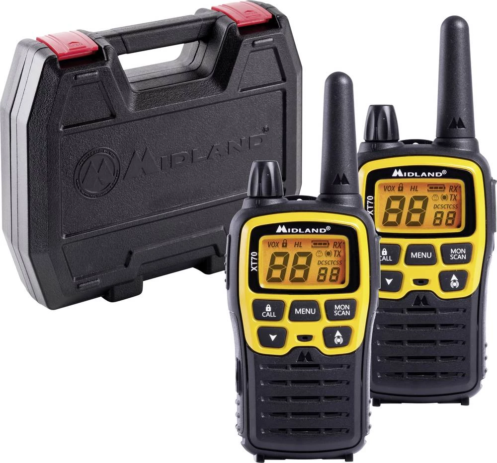 PMR/LPD-walkie talkie Midland XT70 Adventure 2kom. Set slika