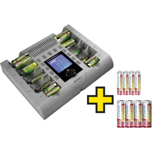 Punjač cilindričnih baterija NiCd, NiMH, NiZn 4x Micro, 4x Mignon VOLTCRAFT Micro (AAA), Mignon (AA), Baby (C), Mono (D), 9 V baterija slika
