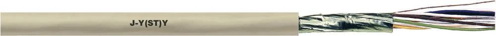 Telefonski kabel J-Y(ST)Y 100 x 2 x 0.28 mm sive boje LappKabel 1591318 250 m slika