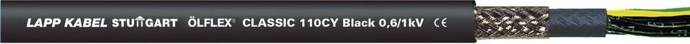 Krmilni kabel ÖLFLEX® CLASSIC 110 CY BLACK 4 G 10 mm crne boje LappKabel 1121372 500 m slika