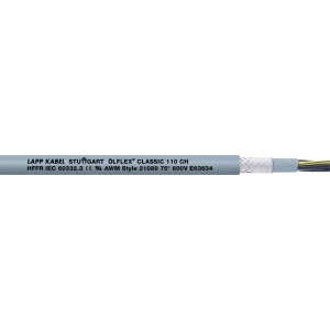 Krmilni kabel ÖLFLEX® CLASSIC 110 CH 25 G 1 mm sive boje LappKabel 10035064 500 m slika