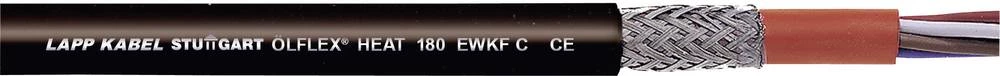 Visokotemperaturni vodič ÖLFLEX® HEAT 180 EWKF 3 G 1.5 mm crne boje LappKabel 0046314 1000 m slika