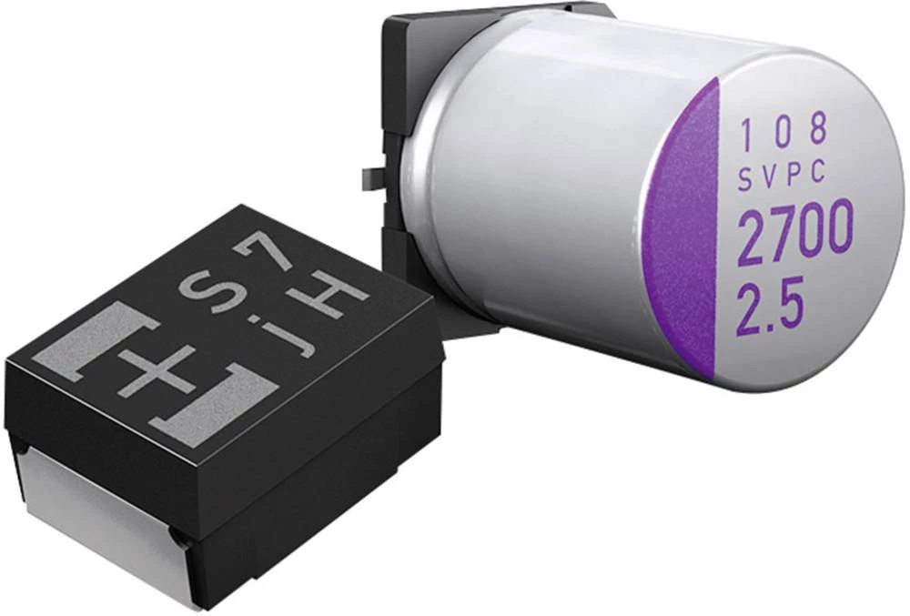 Elektrolitski kondenzator SMT 10 µF 20 V/DC 20 % (promjer x V) 5 mm x 6 mm Panasonic 20SVP10M 1 kom. slika