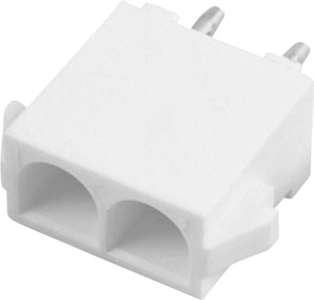 Kućište s muškim kontaktima za tiskanu pločicu, univerzalni MATE-N-LOK ukupan broj polova: 2 TE Connectivity 350428-1 1 kom. slika