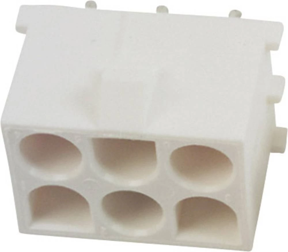 Kućište s muškim kontaktima za tiskanu pločicu, univerzalni MATE-N-LOK ukupan broj polova: 6 TE Connectivity 0-0350711-1 1 kom. slika