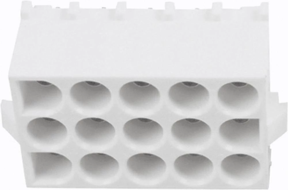 Kućište s muškim kontaktima za tiskanu pločicu, univerzalni MATE-N-LOK ukupan broj polova: 15 TE Connectivity 350714-1 1 kom. slika