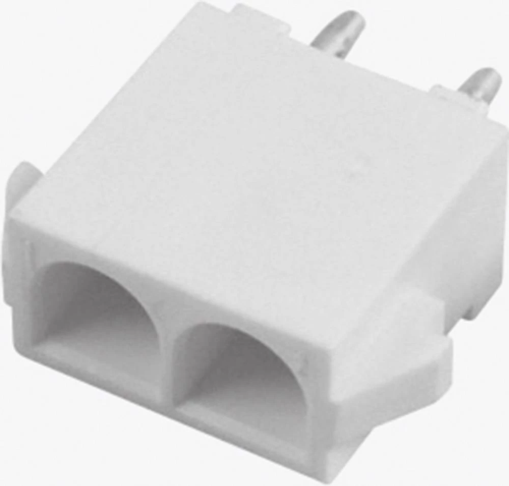 Kućište sa ženskim kontaktima za tiskanu pločicu, univerzalni MATE-N-LOK ukupan broj polova: 2 TE Connectivity 350824-1 1 kom. slika