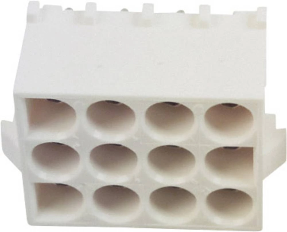 Kućište sa ženskim kontaktima za tiskanu pločicu, univerzalni MATE-N-LOK ukupan broj polova: 12 TE Connectivity 350829-1 1 kom. slika