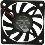 Aksijalni ventilator 12 V/DC 25.74 m/h (D x Š x V) 60 x 60 x 10 mm QuickCool QC6010B12H