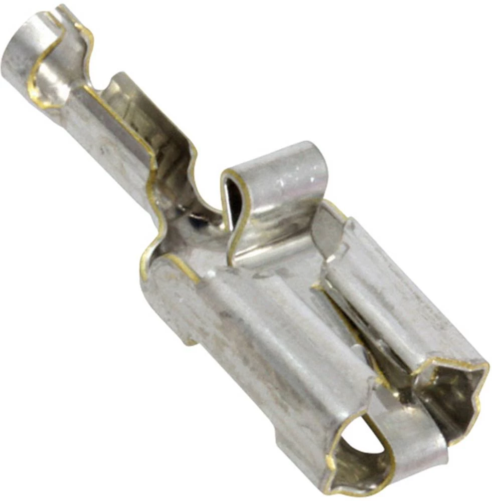 Natična stopica, zaštičena od vibracija, širina: 6.35 mm debljina: 0.81 mm 180 ° neizolirana, srebrne boje TE Connectivity 34100 slika