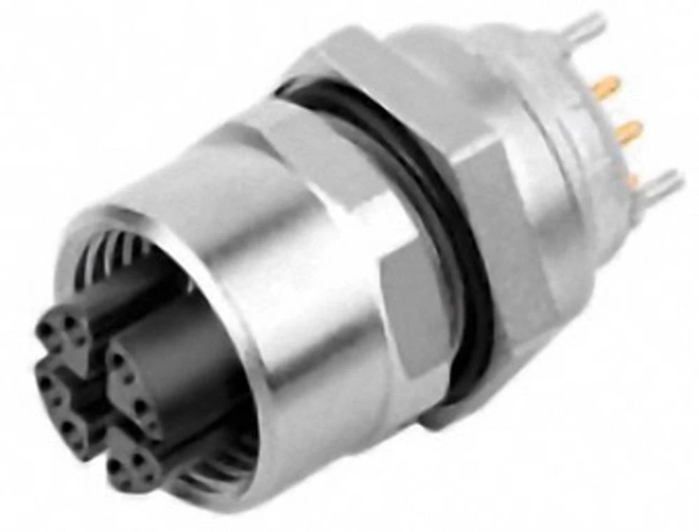 Aktuatorsko-senzorski ugradbeni konektor M12 ugradbena utičnica, broj polova (RJ): 8 Binder 99 3782 210 08 1 kom. slika