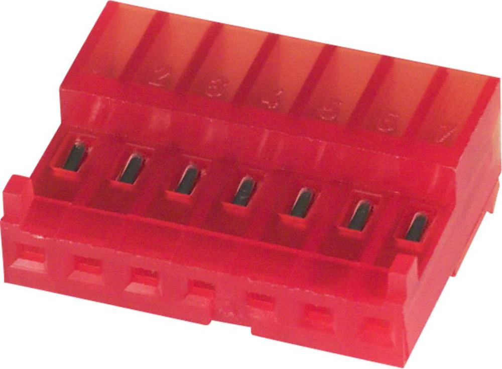 Letva sa ženskim kontaktima (standardna) MTA-100 ukupan broj polova: 7 TE Connectivity 3-643813-7 1 kom. slika