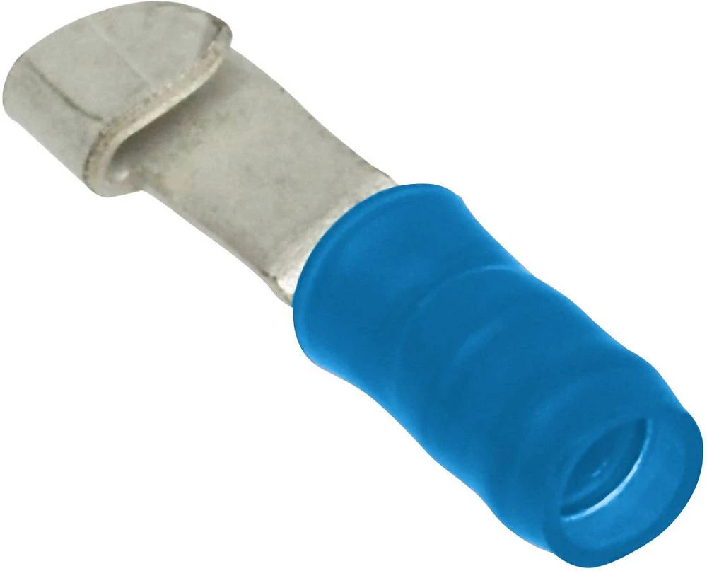 Utična stopica, širina: 5.16 mm debljina: 0.78 mm djelomično izolirana, plave boje TE Connectivity 32448 1 kom. slika