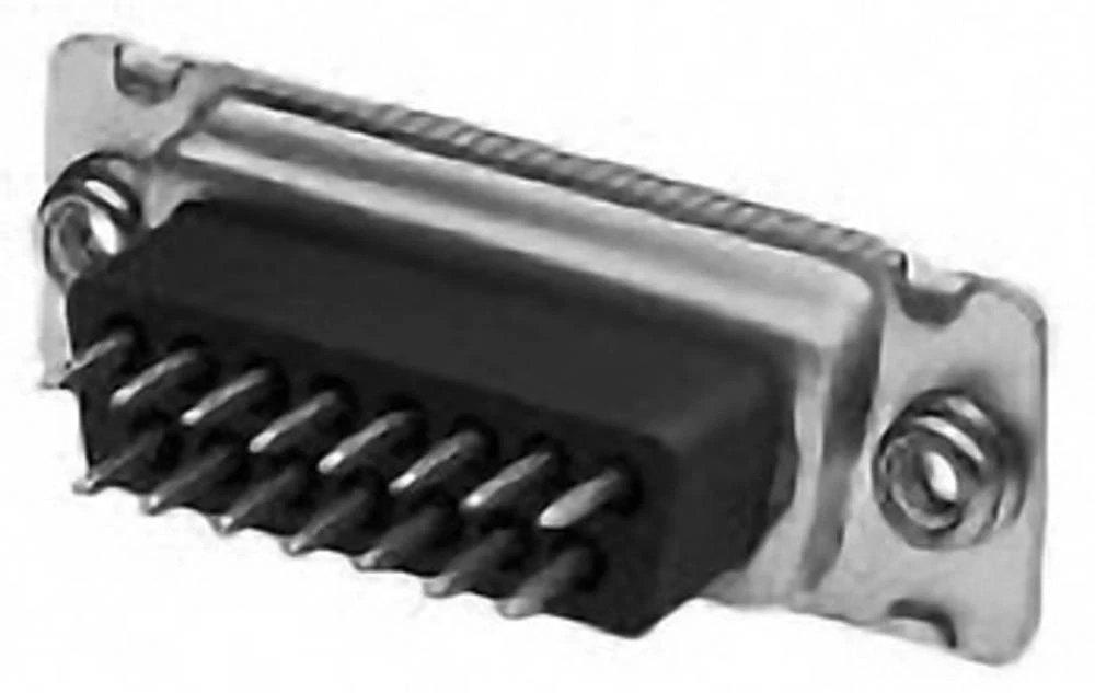 D-SUB letva sa ženskim kontaktima 180 ° broj polova: 9 priključak za tiskanu pločicu TE Connectivity AMPLIMITE HD-20 1 kom. slika