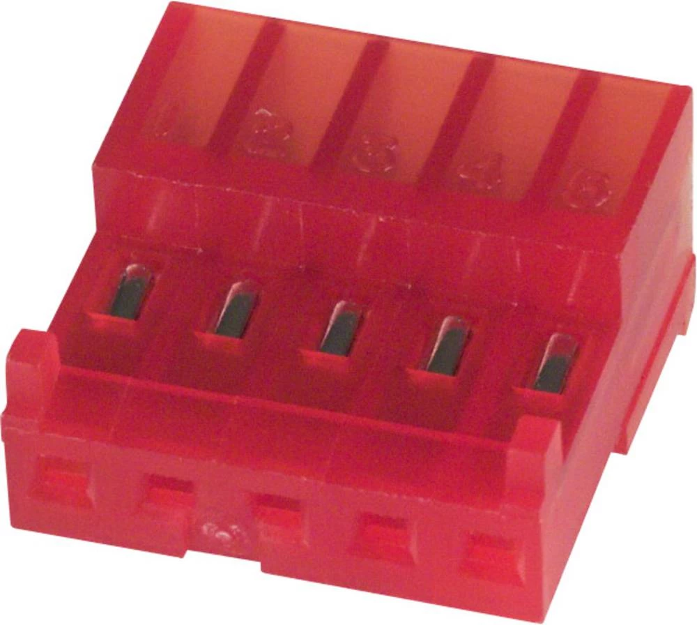 Letva sa ženskim kontaktima (standardna) MTA-100 ukupan broj polova: 5 TE Connectivity 3-643813-5 1 kom. slika