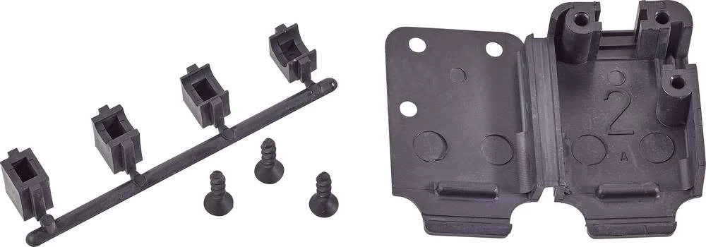 D-SUB kućište, broj polova: 25 polipropilen (PP) 90 °, 180 ° crne boje TE Connectivity AMPLIMITE HD-20 (HDP-20) 1 kom. slika