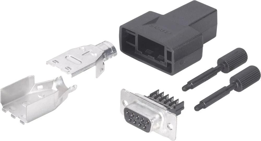 D-SUB letva sa ženskim kontaktima, broj polova: 9 stezaljka za rezanje, krimp TE Connectivity AMPLIMITE HD-20 (HDE-20) 1 kom. slika