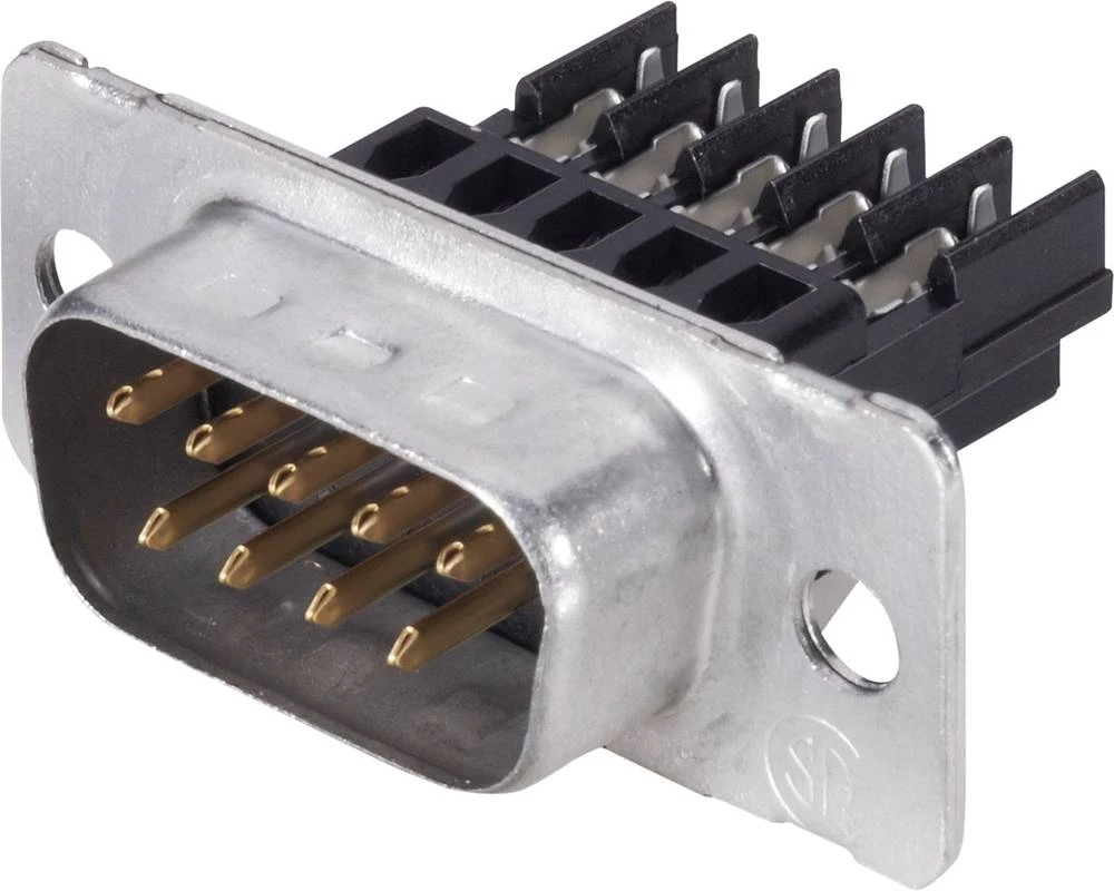 D-SUB letva s muškim kontaktima, broj polova: 37 stezaljka za rezanje, krimp TE Connectivity AMPLIMITE HD-20 (HDE-20) 1 kom. slika