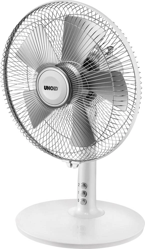 Stolni ventilator Unold Silverline 25 W (promjer x V) 27.30 cm x 40.45 cm bijela slika
