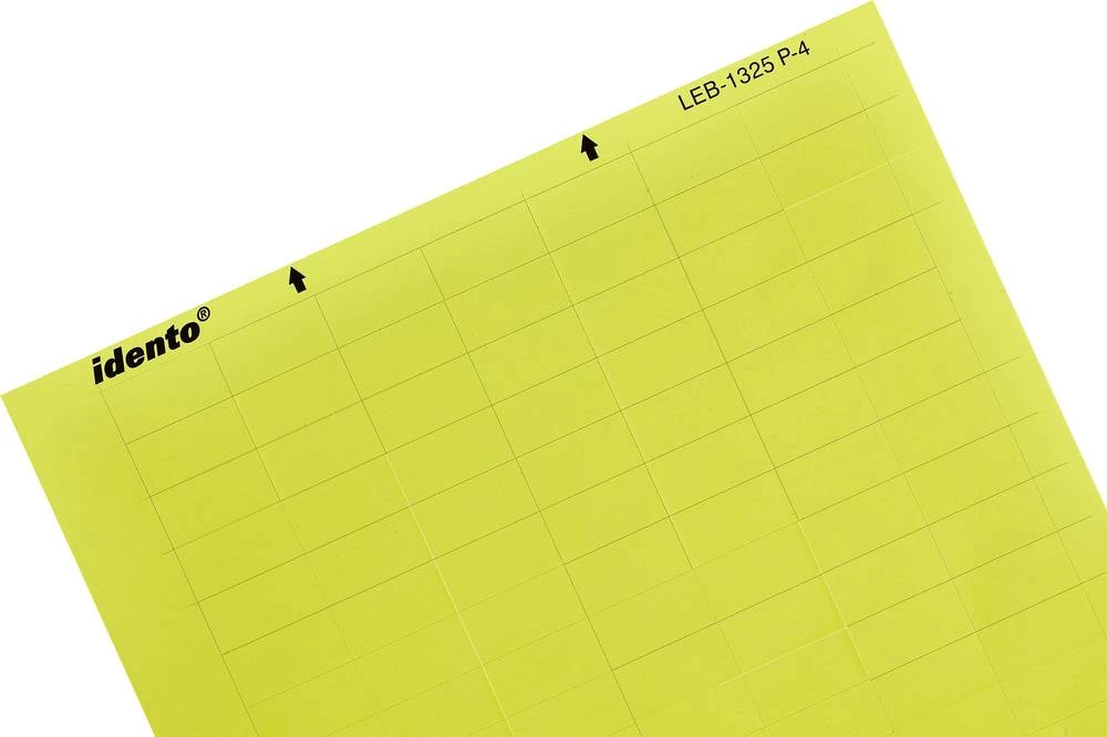 Naljepnice za označavanje kablova LEB 25.40 x 12.70 mm boja polja za označavanje: žuta (mat) TE Connectivity 7-1768033-8 LEB-132 slika