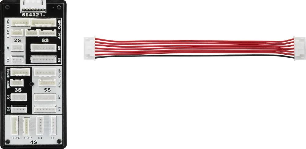 LiPo adapterski izjednačivać, izvedba punjača: XH izvedba akumulatora: EH, TP/FP, HP/PQ, XH pogodno za broj ćelija: 2 - 6 VOLTCR slika