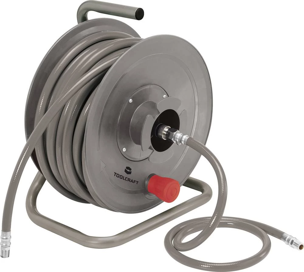 Bubanj s pneumatskim crijevom 20 m 28 bara TOOLCRAFT TC-AHR 20 slika