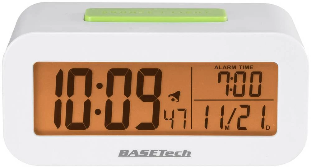 Radijski kontrolirana budilica Basetech KW-9330 bijeli Broj alarma:1 slika