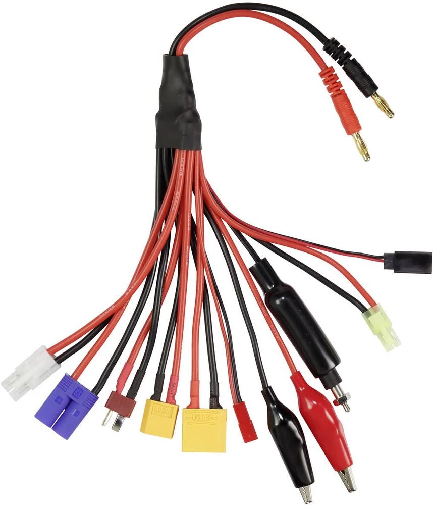 Kabel za punjenje [1x EC5 priključak, Tamiya priključak, XT90 priključak, XT60 priključak, Mini Tamiya priključak, T priključak, slika
