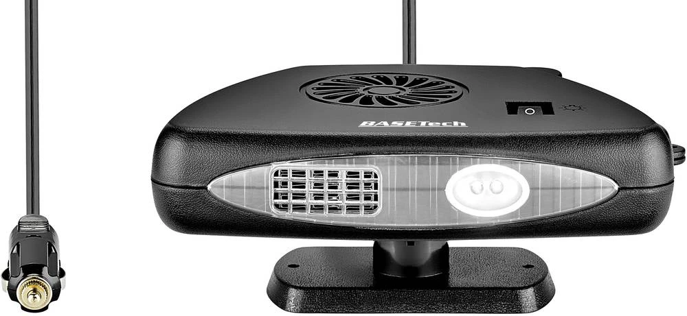 Keramički grijač 12 V Basetech PTC21 za avto slika