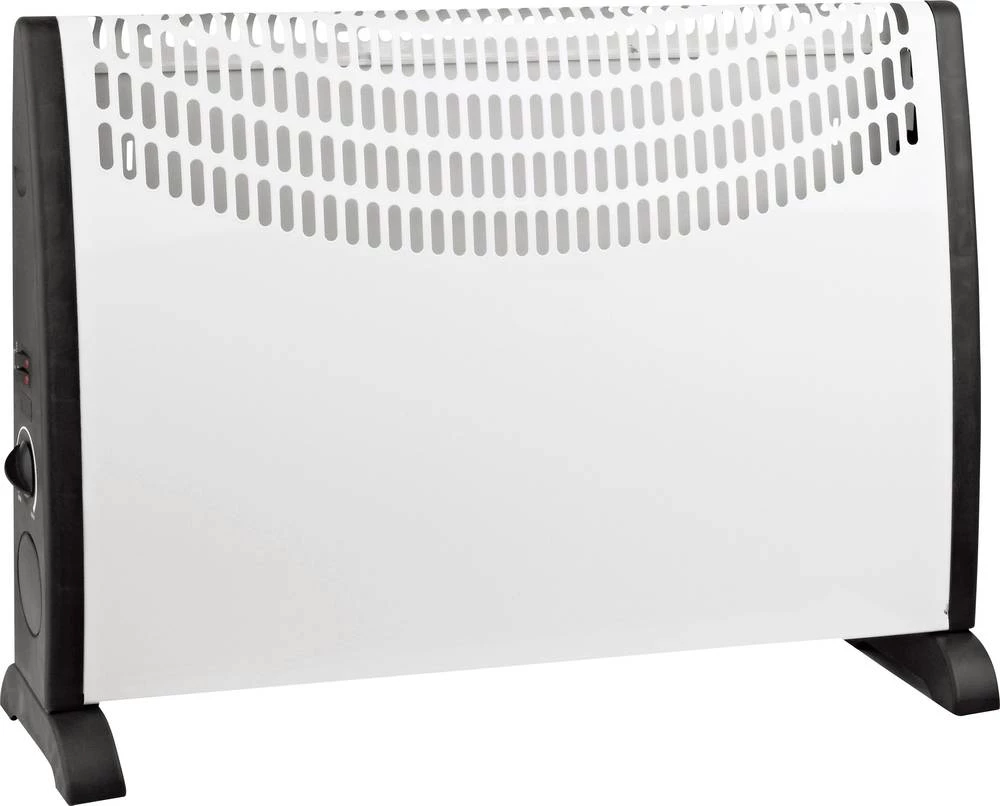 Konvektor 20 m 750 W, 1250 W, 2000 W bijeli, crni Basetech DL02A slika