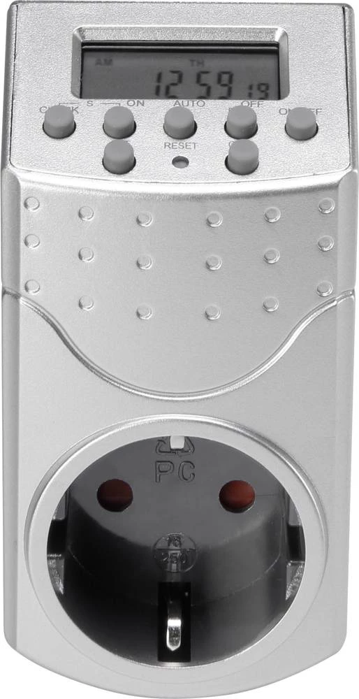 Digitalni vremenski uklopni sat, tjedni program Basetech 1800 W IP20 funkcija odbrojavanja i mjerenja vremena slika