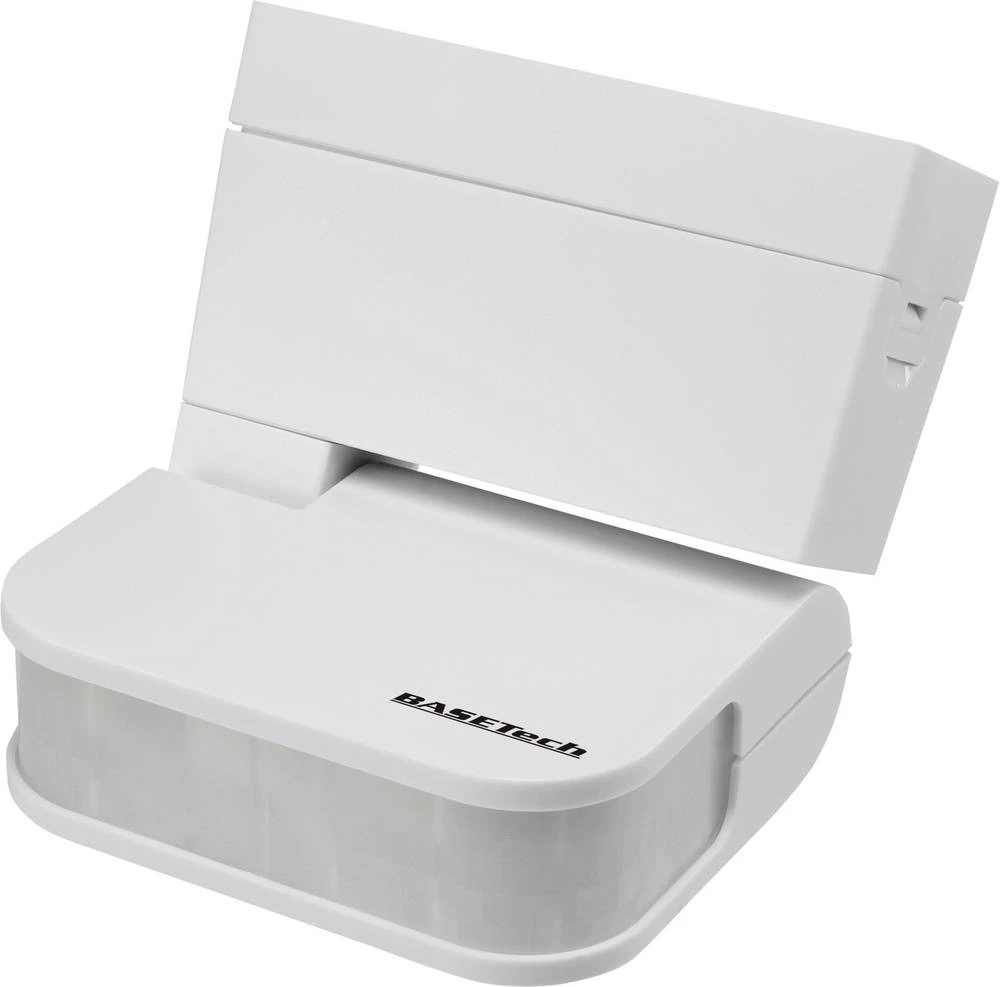 Nadžbukni PIR detektor pokreta Basetech 1528593 240 ° bijeli IP44 slika