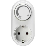 Adapter za zatamnjivanje, pogodan za: žarulja sa žarnom niti, halogena žarulja, LED žarulja, bijeli Basetech
