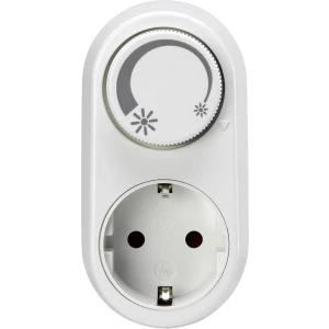 Adapter za zatamnjivanje, pogodan za: žarulja sa žarnom niti, halogena žarulja, LED žarulja, bijeli Basetech slika