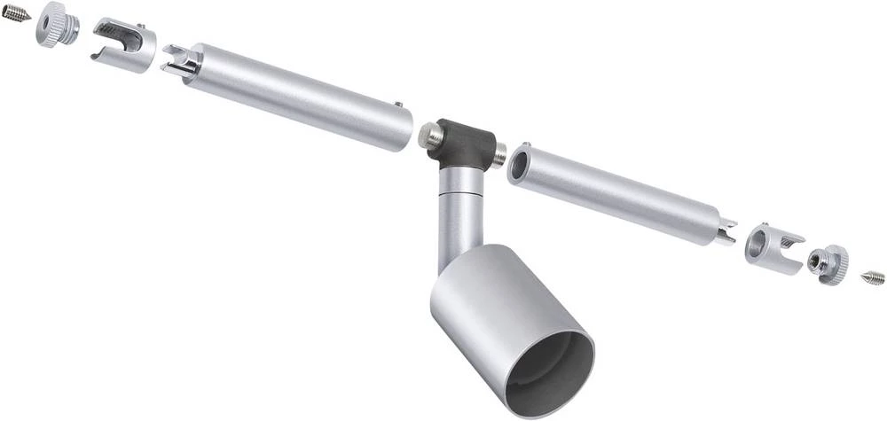 Svjetiljka za niskonaponski sustav stropnih svjetiljki za žicu, univerzalna GU5.3 10 W LED Paulmann Salt krom (mat) slika