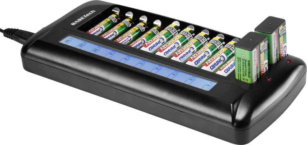 Uređaj za punjenje akumulatora NiCd, NiMH Basetech BTL-14 Micro (AAA), Mignon (AA), 9 V Block slika