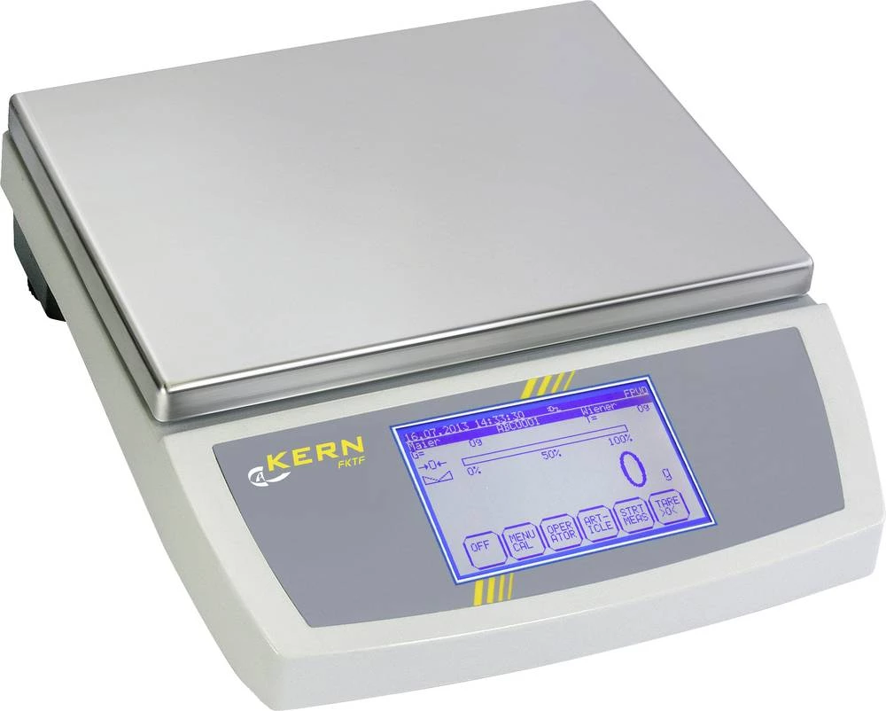 Stolna vaga Kern područje mjerenja (maks.) 6 kg očitljivost 1 g napajanje na baterije, strujno napajanje, višebojna slika