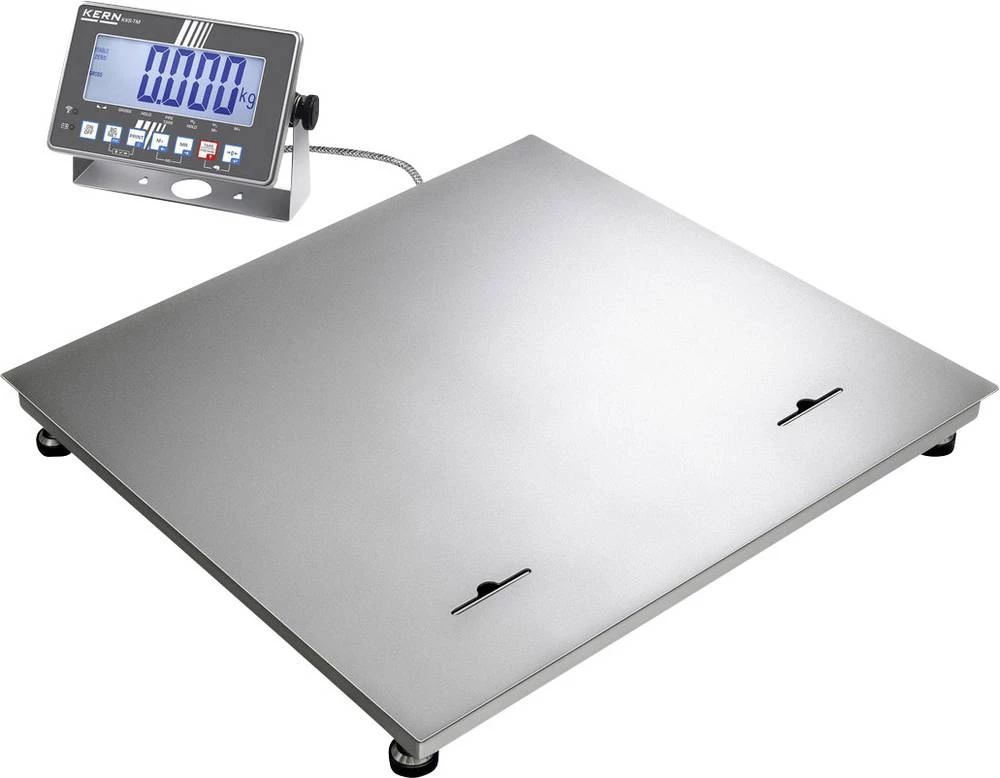 Vaga s platformom Kern područje mjerenja (maks.) 1.500 t očitljivost 500 g strujno napajanje, višebojna slika