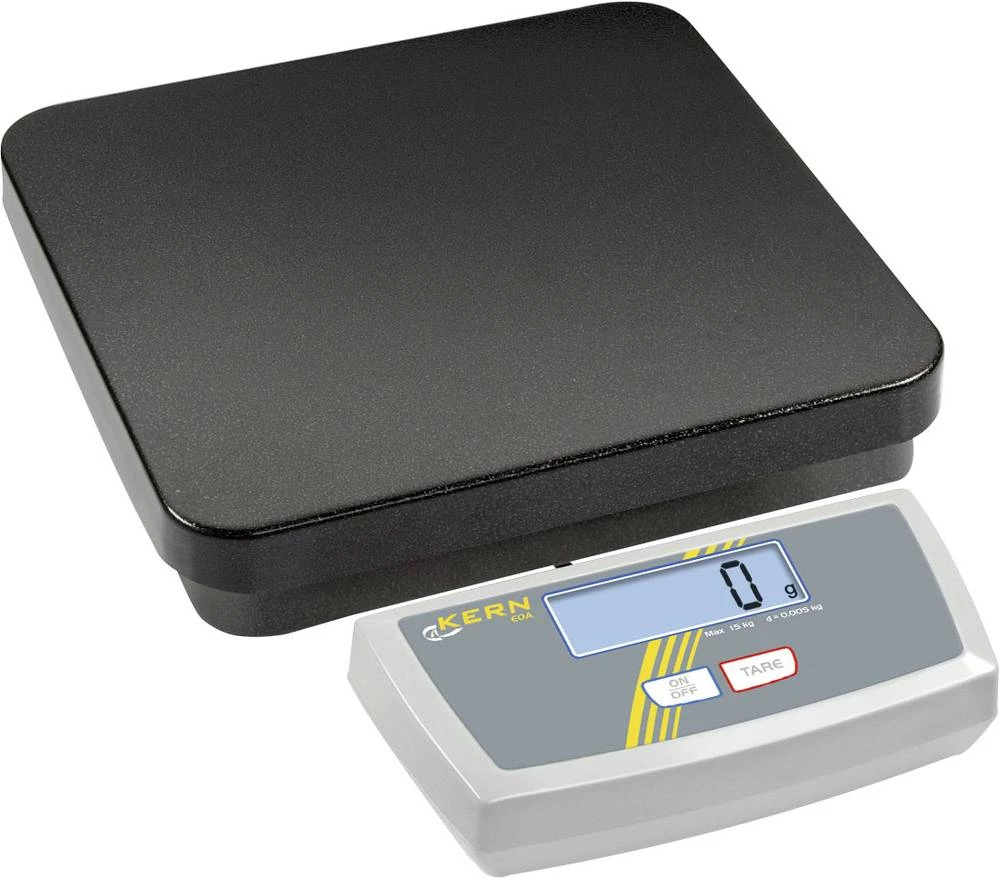Stolna vaga Kern područje mjerenja (maks.) 35 kg očitljivost 10 g napajanje na baterije, strujno napajanje, višebojna slika
