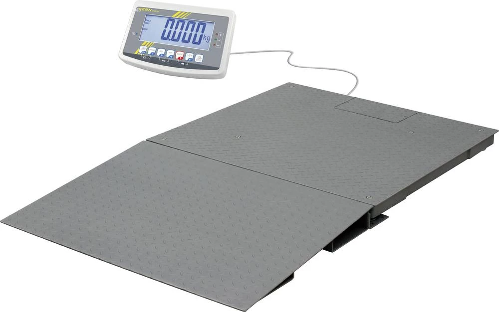 Vaga s platformom Kern područje mjerenja (maks.) 600 kg očitljivost 200 g strujno napajanje, višebojna slika